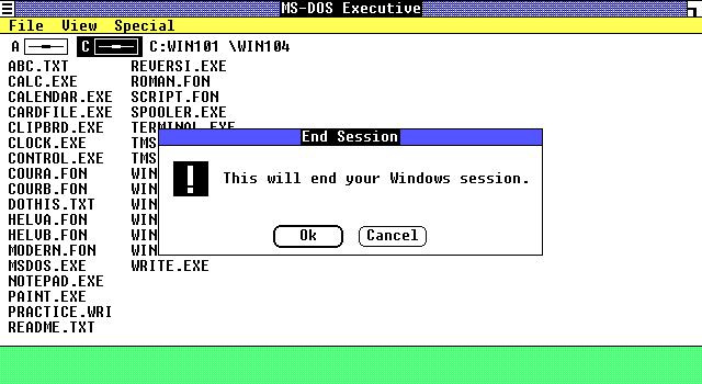End Windows Session