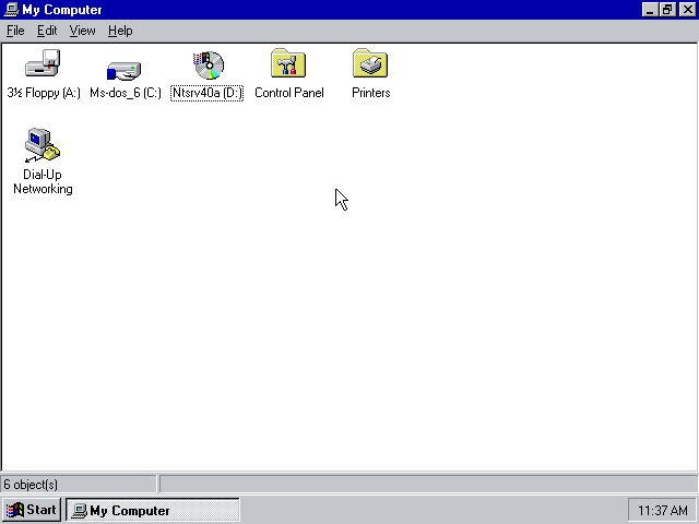Windows NT 4.0 Explorer