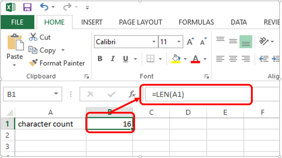 How to count characters in Microsoft Excel – Character Counter Blog