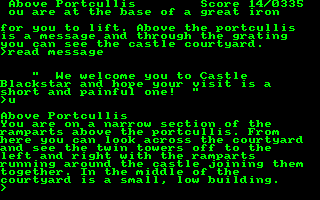 Screenshot of Castle Blackstar