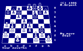 Screenshot of Colossus 4 Chess