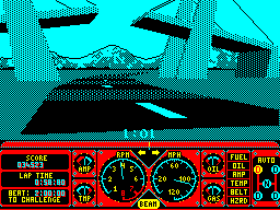Screenshot of Hard Drivin'