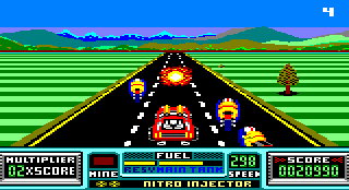 Screenshot of Road Blasters