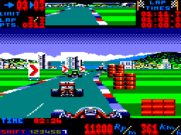 Screenshot of Super Monaco Grand Prix
