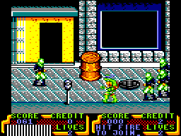 Screenshot of Teenage Mutant Hero Turtles: The Coin-Op