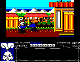 Screenshot of Usagi Yojimbo