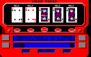 Screenshot of Video Poker