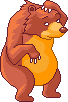 brown bear animation