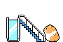hamster sliding  animation