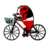 hamster on bicycle animation