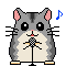 hamster singing  animation