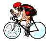 racing  bicycle animation
