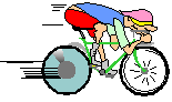 racing  bicycle animation