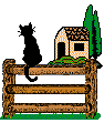 cat jumping a stile  animation