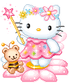 cat cat and teddy animation