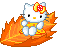 kitten on a leaf animation