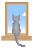   cat at the window animation