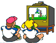 boy and girl playing games  animations