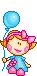 girl with a balloon  animations
