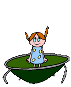 girl trampolineing  animations