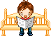 sitting on a bench  animations