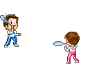  badminton animations