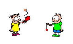 bat and ball and yoyo animations