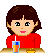   girl drinking animations