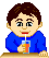 boy drinking animations