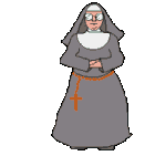 nun dancing  animation