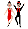 latin dancers  animation
