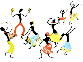 african carnival dancing  animation