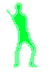 green man dancer  animation