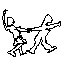 Jive dancing  animation