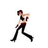 girl dancing  animation
