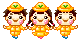 little girls dancing  animation