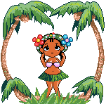 Hula Hula Dancing  animation