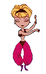 belly dancer  animation
