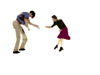 Rock and Roll Dancers  animation
