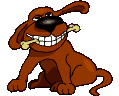 dog with bone animations