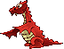 red dragon  animation