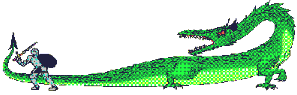 St George and the  dragon  animation