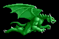 green dragon  animation