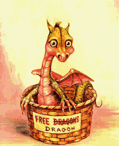  dragon in a basket animation