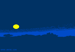  dragon and moon animation