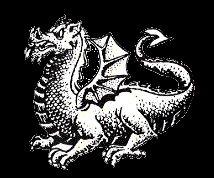 black and white dragon animation