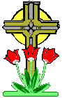 Easter Cross and Tulips amimation