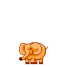 elephant spraying water  animation