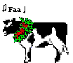  cow singing   animation
