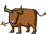  cow and flowers   animation